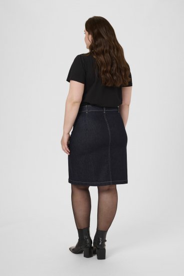 Kaffe Curve Roria Denim Skirt Dark Blue - Seelikud - 