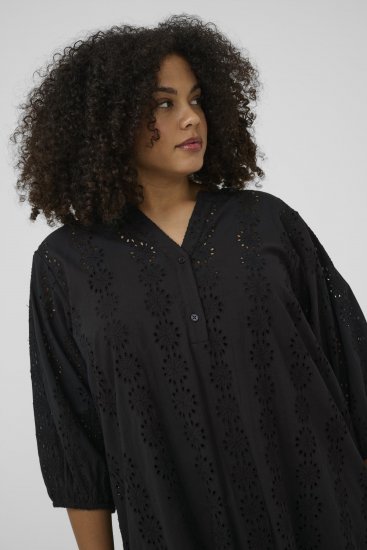 Kaffe Curve Dina Dress Black Deep - Midikleidid - 