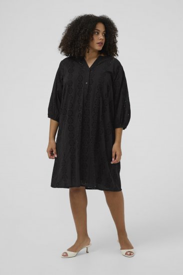 Kaffe Curve Dina Dress Black Deep - Midikleidid - 