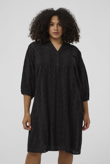 Kaffe Curve Dina Dress Black Deep - Midikleidid - 