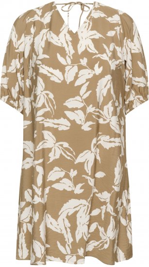 Kaffe Curve Marla Dress Oak Chalk Leaf - Midikleidid - 