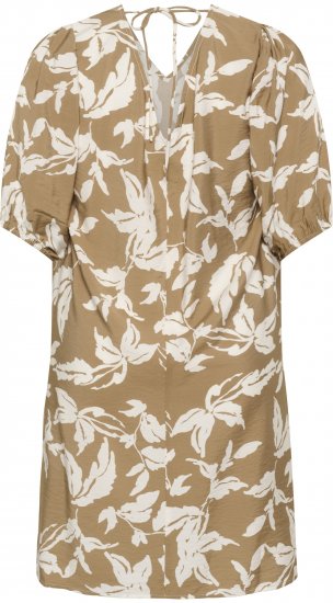 Kaffe Curve Marla Dress Oak Chalk Leaf - Midikleidid - 