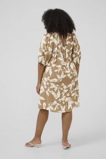 Kaffe Curve Marla Dress Oak Chalk Leaf - Midikleidid - 