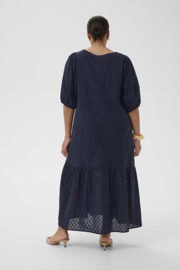 Kaffe Curve Thea Dress Midnight Marine - Maksikleidid - 