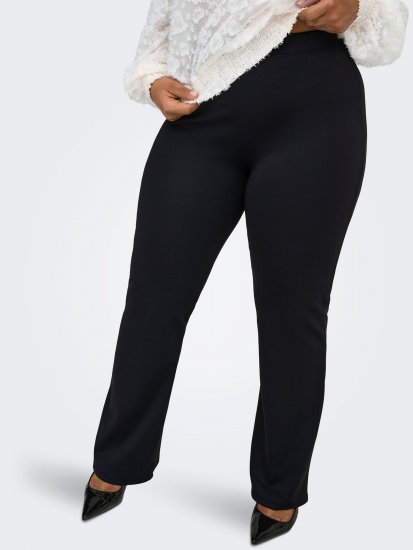 Only Carmakoma Pever Flared Pants Black - Püksid - 