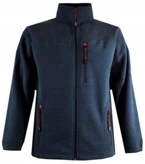Espionage FL029 Fleece Sweatjacket Navy - Suured riided - Suurte meeste riided 2XL – 14XL