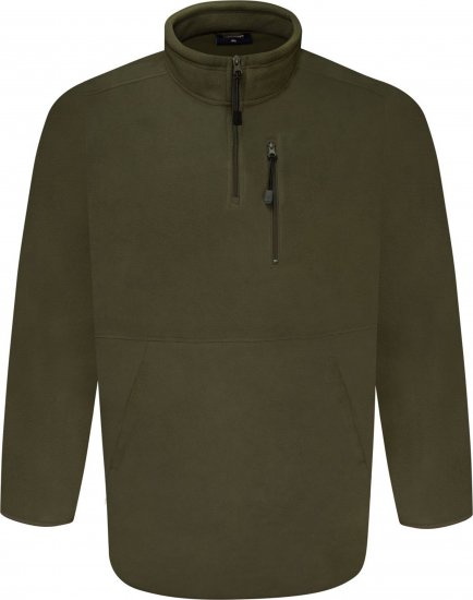 Espionage FL034 Microfleece Half Zip Jacket Light Olive - Jakid ja joped - Joped, suured suurused: 2XL – 12XL