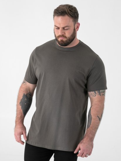 D555 Flyers Crew Neck T-särk Khaki - T-särgid - Suured T-särgid 2XL – 14XL
