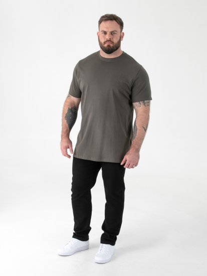 D555 Flyers Crew Neck T-särk Khaki - T-särgid - Suured T-särgid 2XL – 14XL