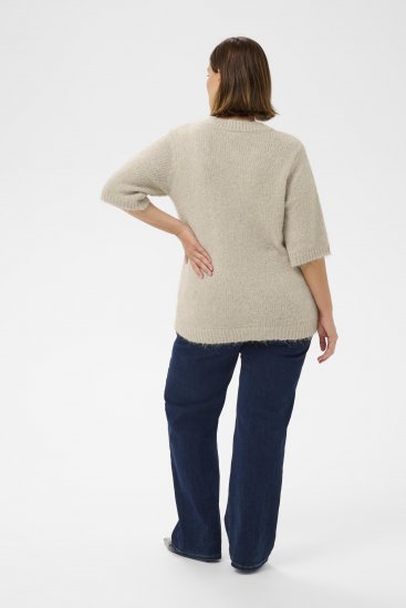 Kaffe Curve Emilia Cardigan Feather Grey Melange - Kardiganid - 
