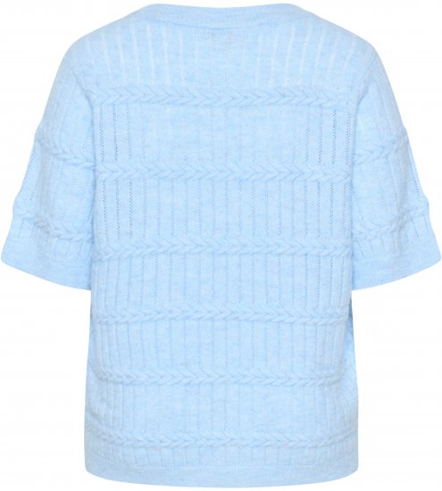 Kaffe Curve Minia Pullover Powder Blue Melange - Kudumid - 