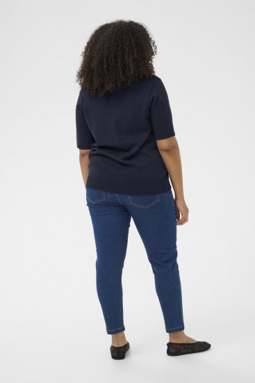 Kaffe Curve Leani Knitted Pullover Midnight Marine - Kudumid - 