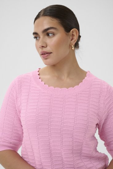 Kaffe Curve Lotia Pullover Pink Frosting - Kudumid - 
