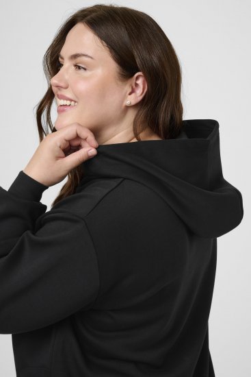 Kaffe Curve Annita Sweatshirt Black - Kapuutsidega pusad - 