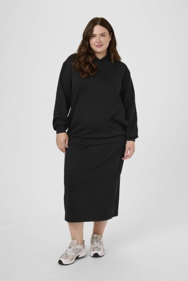 Kaffe Curve Annita Sweatshirt Black - Kapuutsidega pusad - 