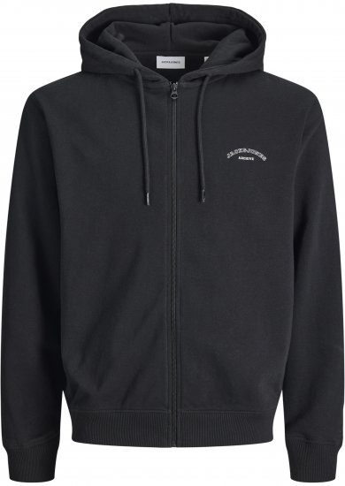 Jack & Jones College Logo Hoodie Black - Sviitrid ja dressipluusid - Meeste suured kapuutsiga jakid suurustes 2XL – 14XL