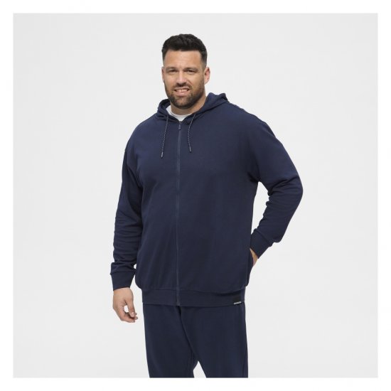 North Latitude Full Zip Hoodie Navy - Sviitrid ja dressipluusid - Meeste suured kapuutsiga jakid suurustes 2XL – 14XL