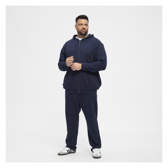 North Latitude Full Zip Hoodie Navy - Sviitrid ja dressipluusid - Meeste suured kapuutsiga jakid suurustes 2XL – 14XL