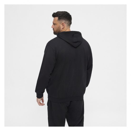 North Latitude Cardigan Hoodie Black - Sviitrid ja dressipluusid - Meeste suured kapuutsiga jakid suurustes 2XL – 14XL