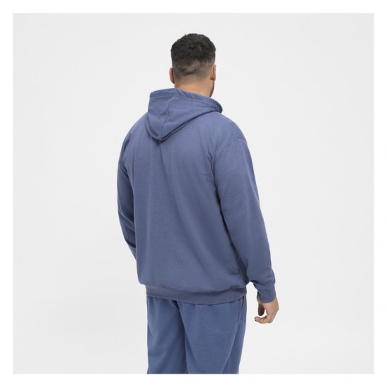 North Latitude Cardigan Hoodie Blue - Sviitrid ja dressipluusid - Meeste suured kapuutsiga jakid suurustes 2XL – 14XL