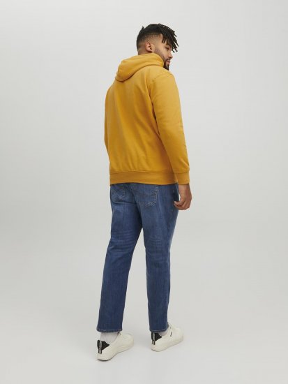 Jack & Jones Codyy Hoodie Yellow - Sviitrid ja dressipluusid - Meeste suured kapuutsiga jakid suurustes 2XL – 14XL