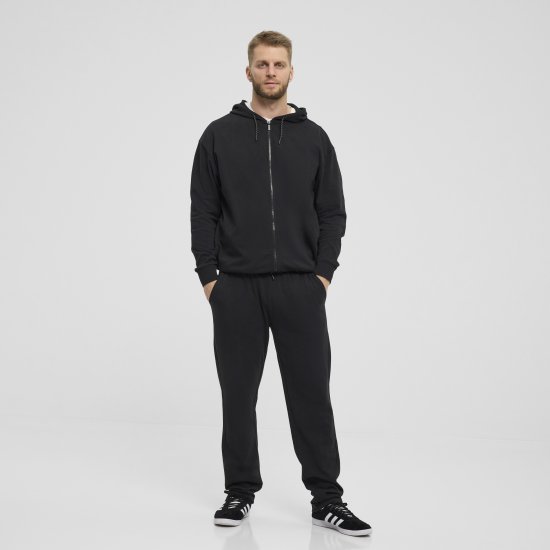 North Latitude Denim Hooded Full-Zip Sweatshirt Black TALL - TALL dressipluusid - 