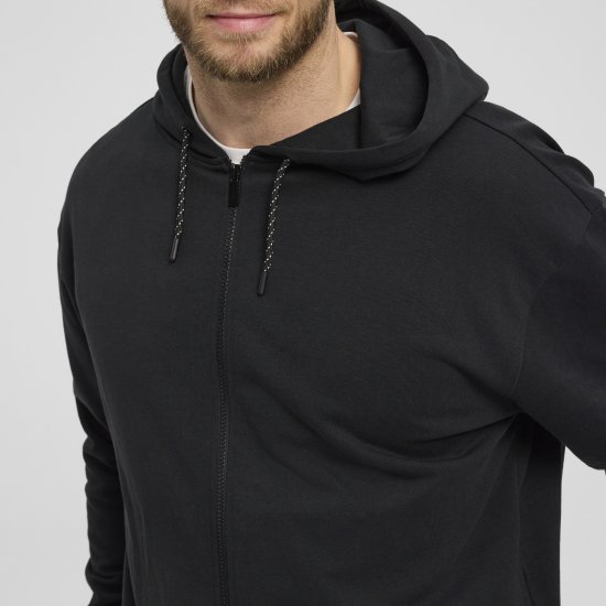 North Latitude Denim Hooded Full-Zip Sweatshirt Black TALL - TALL dressipluusid - 