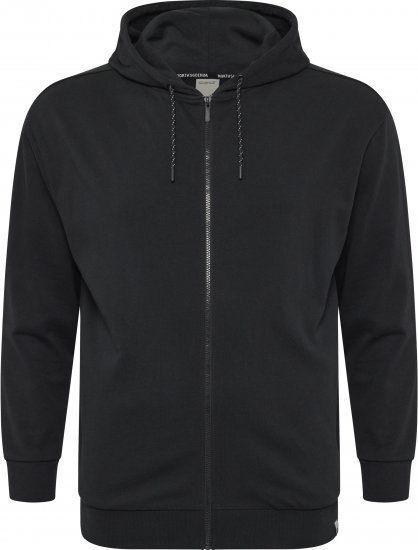North Latitude Denim Hooded Full-Zip Sweatshirt Black TALL - TALL dressipluusid - 
