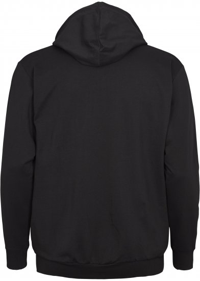 North Latitude Cardigan Hoodie Black - Sviitrid ja dressipluusid - Meeste suured kapuutsiga jakid suurustes 2XL – 14XL