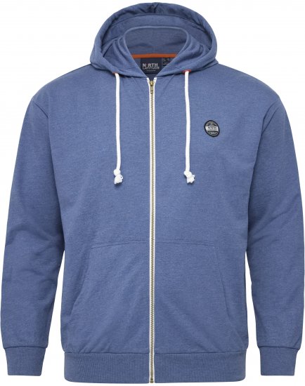 North Latitude Cardigan Hoodie Blue - Sviitrid ja dressipluusid - Meeste suured kapuutsiga jakid suurustes 2XL – 14XL