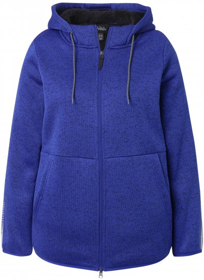 Ulla Popken Sweater Knit Fleece Hoodie Capri Blue - Sviitrid ja dressipluusid - 