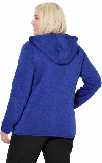 Ulla Popken Sweater Knit Fleece Hoodie Capri Blue - Sviitrid ja dressipluusid - 