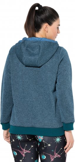Ulla Popken Fleece-Lined Hoodie Dark Petrol - Sviitrid ja dressipluusid - 