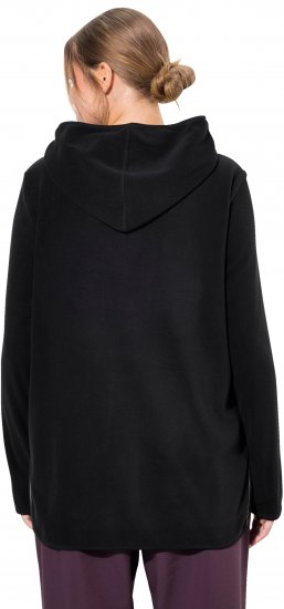 Ulla Popken Fleece Sweatshirt Hoodie Black - Sviitrid ja dressipluusid - 