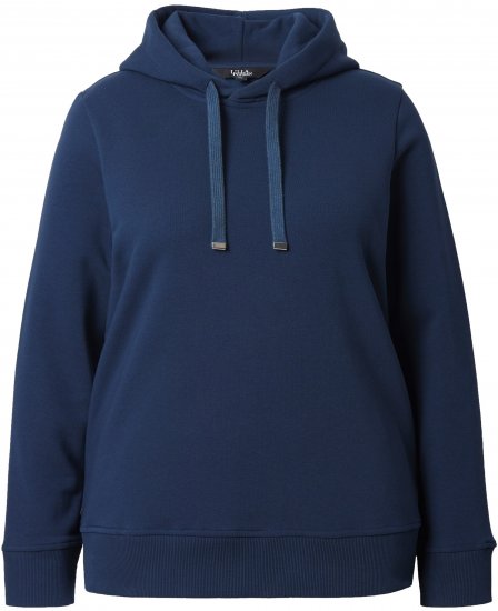 Ulla Popken Relaxed Fit Long Sleeve Hoodie Navy - Sviitrid ja dressipluusid - 