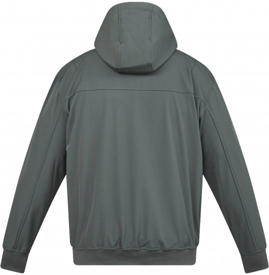 North Latitude 61301 Softshell Jope Eemaldatava Kapuutsiga Tumeroheline - Jakid ja joped - Joped, suured suurused: 2XL – 12XL