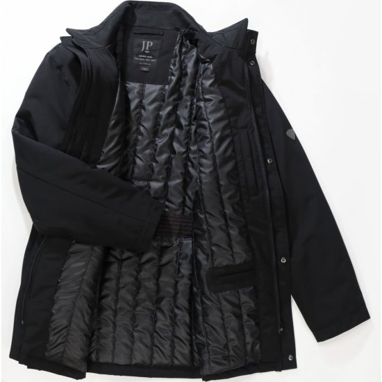 JP1880 Jacket Business Waterproof Windproof Black TALL - MEESTERIIDED MT-6XLT - Pikad meeste riided