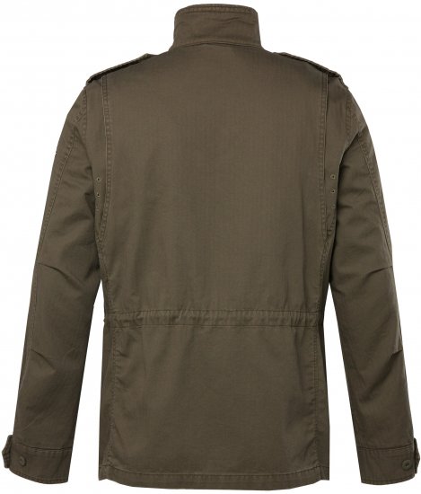 JP1880 Field Jacket with Badges Vintage Look Moss Green - Jakid ja joped - Joped, suured suurused: 2XL – 12XL