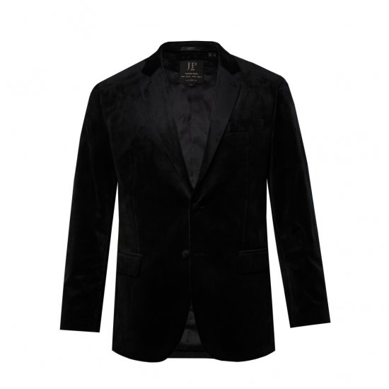 JP1880 Jacket Velvet Business Smoking Black - Ülikonnad ja Pintsakud - Ülikonnad suured suurused