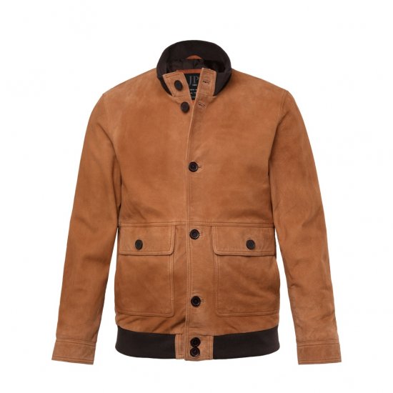 JP1880 Jacket Leather Lamb Nappa Brown - Jakid - Joped, suured suurused: 2XL – 12XL
