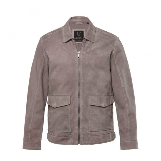 JP1880 Leather Jacket Lamskin Suede Grey - Jakid - Joped, suured suurused: 2XL – 12XL