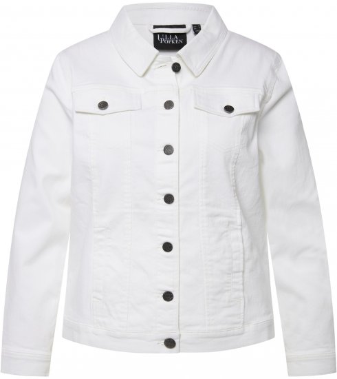 Ulla Popken Denim Jacket White - Joped - 