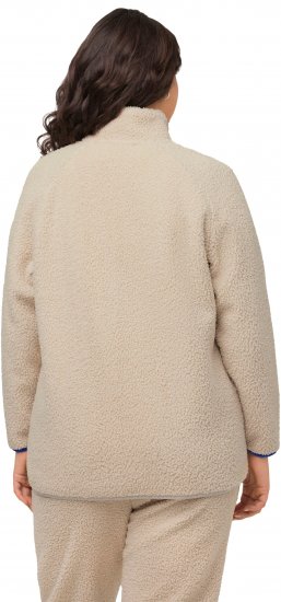 Ulla Popken Teddy Fleece Jacket Vanilla - Joped - 