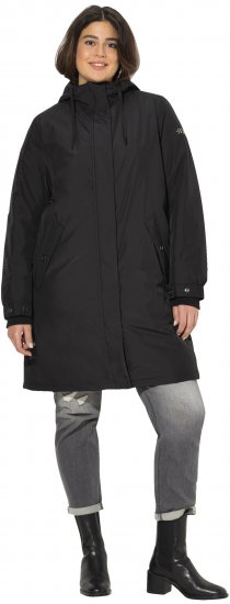 Ulla Popken HYPRAR Triple Function Weatherproof Jacket Black - Joped - 