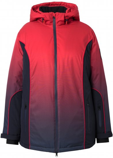 Ulla Popken Gradient Triple-Function Performance Ski Jacket Navy - Joped - 