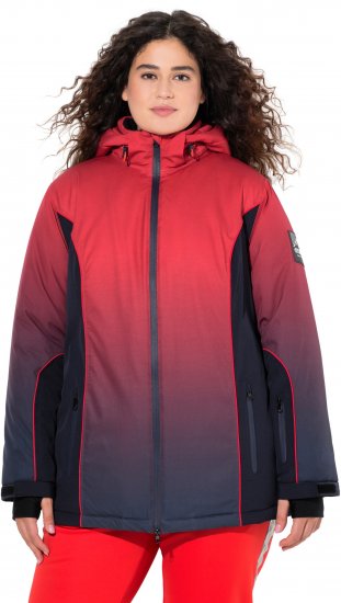 Ulla Popken Gradient Triple-Function Performance Ski Jacket Navy - Joped - 