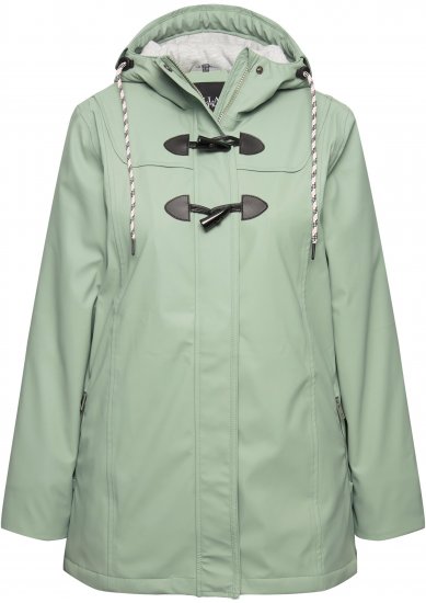 Ulla Popken HYPRAR Rain Jacket Mint Green - Joped - 