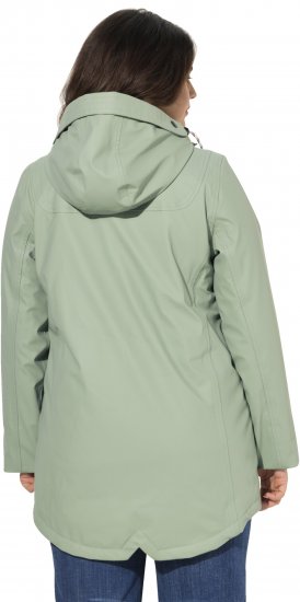 Ulla Popken HYPRAR Rain Jacket Mint Green - Joped - 
