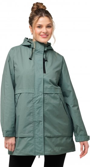 Ulla Popken HYPRAR Transition Jacket Mint Green - Joped - 
