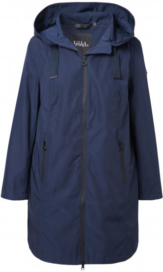 Ulla Popken HYPRAR Waterproof Jacket Navy - Joped - 